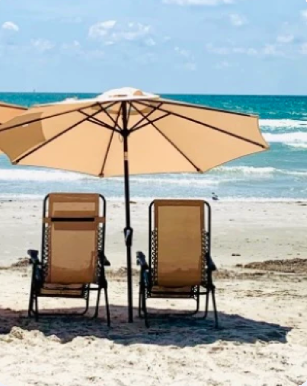 Beach Chair and Umbrella Rentals- Sand Castle Drive Beach Location